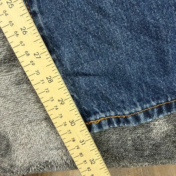 Levi's 517 Bootcut Blue Denim Jeans Men's 32X32 (32X31) Cowboy Western - Picture 5 of 12